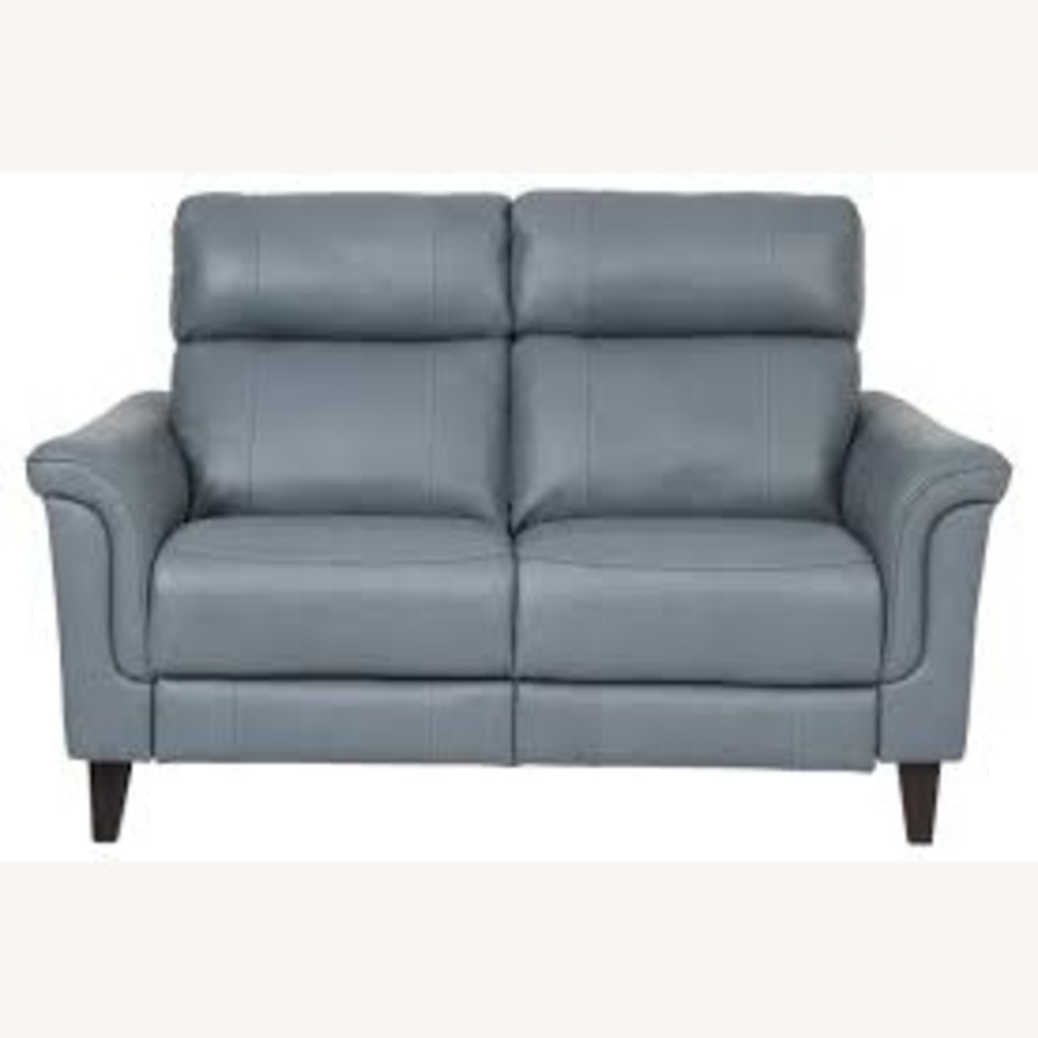 Rooms To Go Cindy Crawford Blue Loveseat - image-4