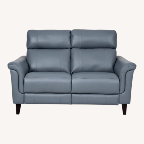 Used Rooms To Go Cindy Crawford Blue Loveseat for sale on AptDeco