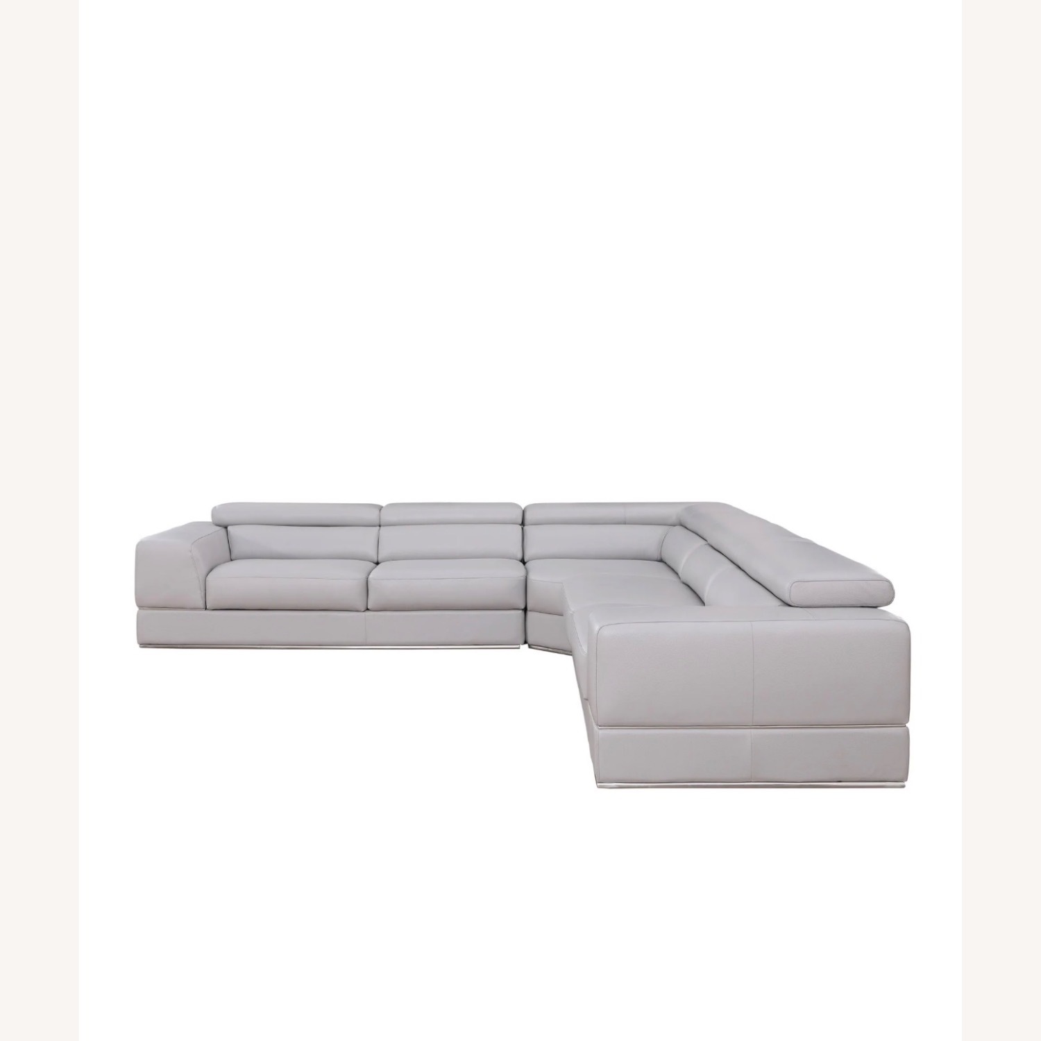 Pella Italian Leather Match Sectional - image-2