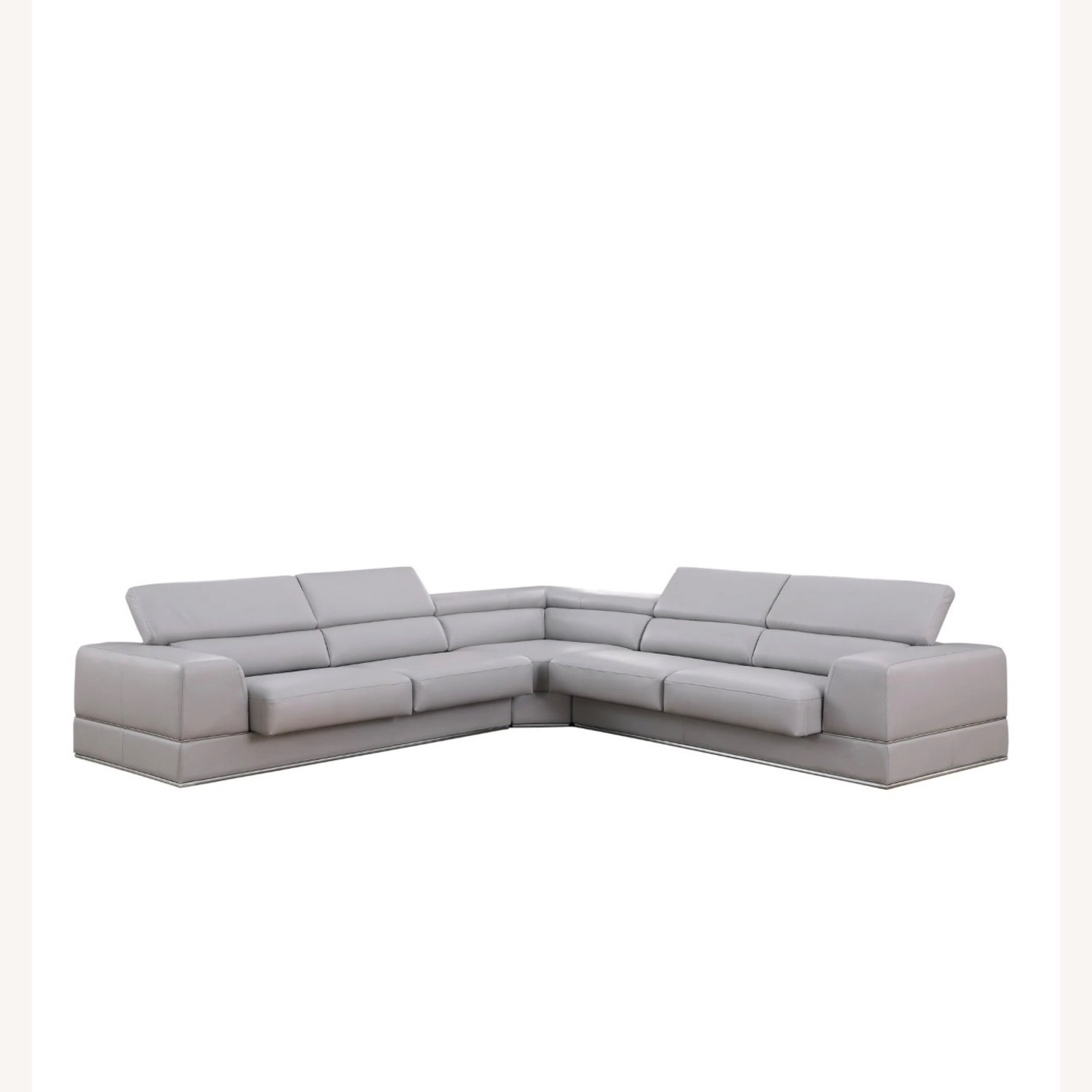 Pella Italian Leather Match Sectional - image-6