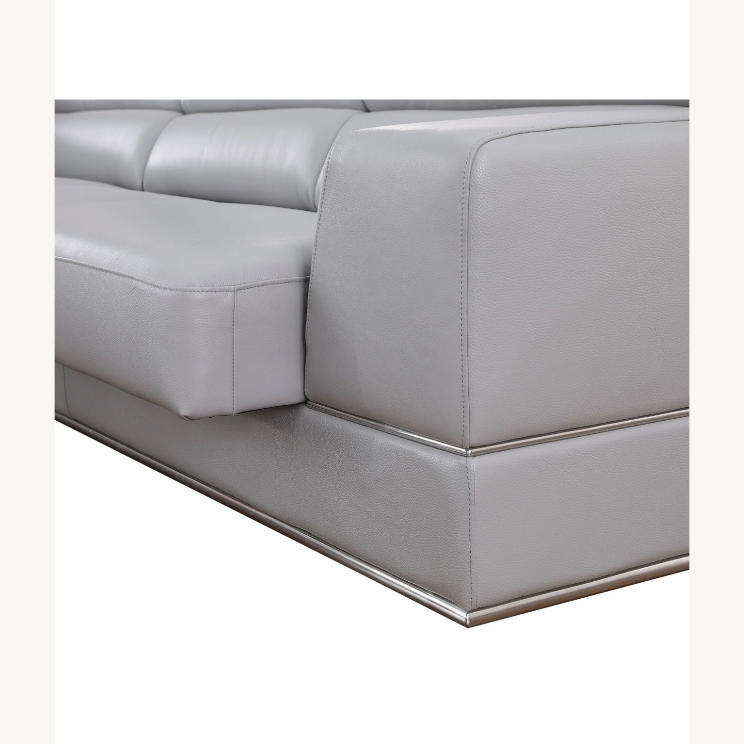 Pella Italian Leather Match Sectional - image-4