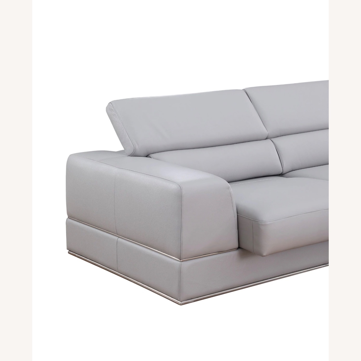 Pella Italian Leather Match Sectional - image-7