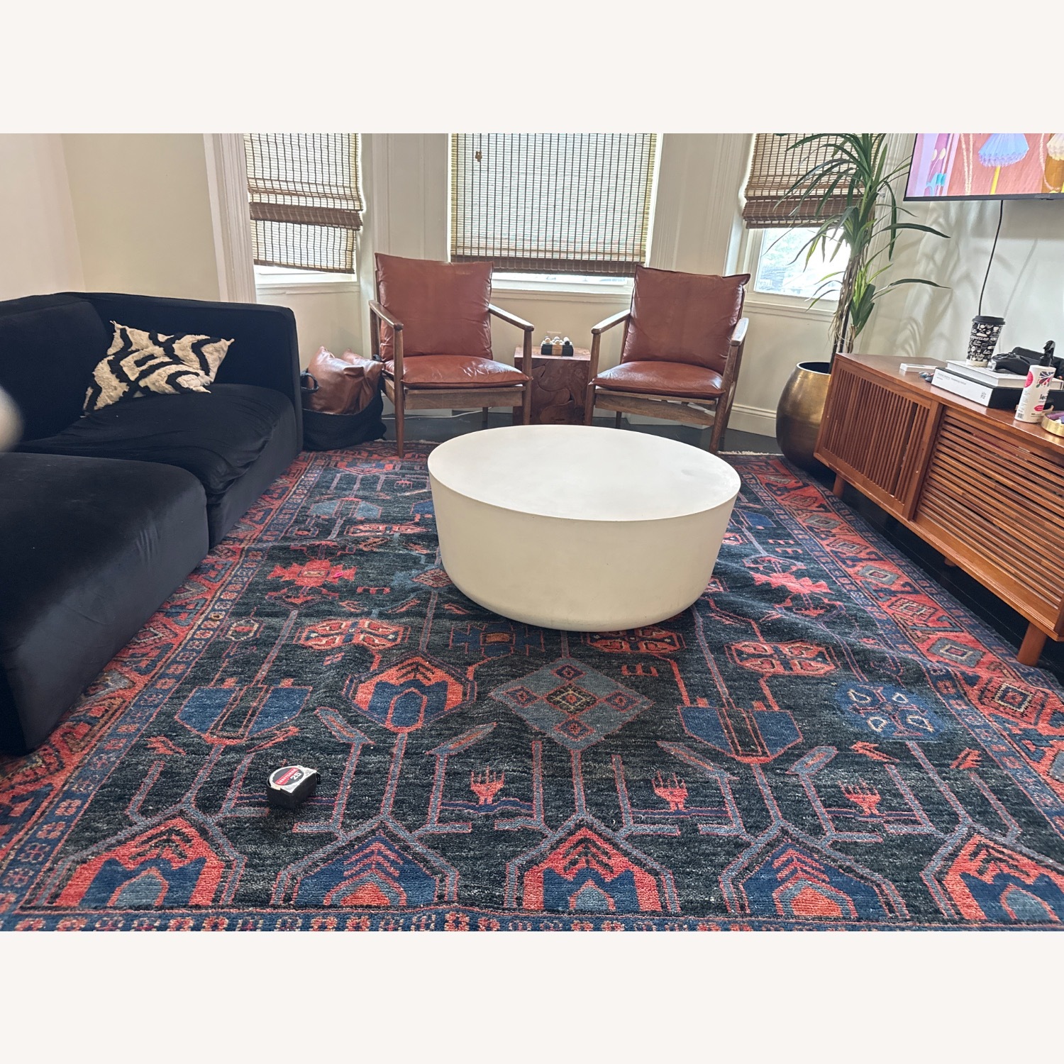 CB2 White Coffee Table - image-2