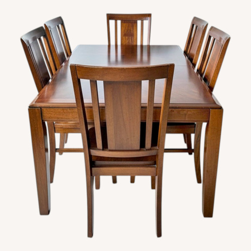 Used Solid Wood Dining Set for sale on AptDeco