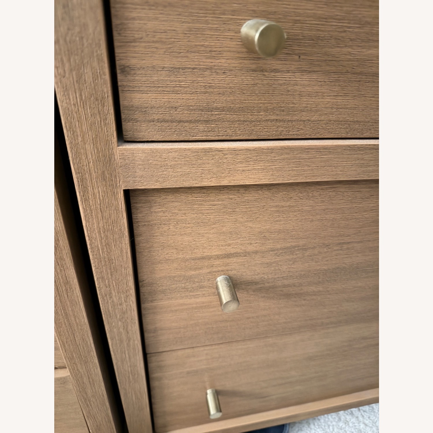 Crate & Barrel Keane 64” Driftwood 6-Drawer Dresser - image-3