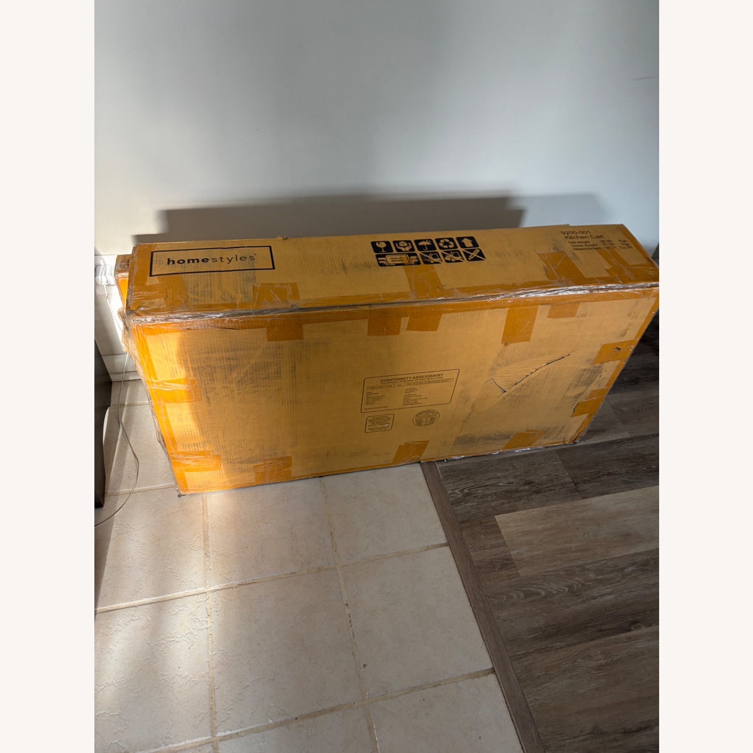 Homestyles Furniture Light Brown Kitchen Island - image-3