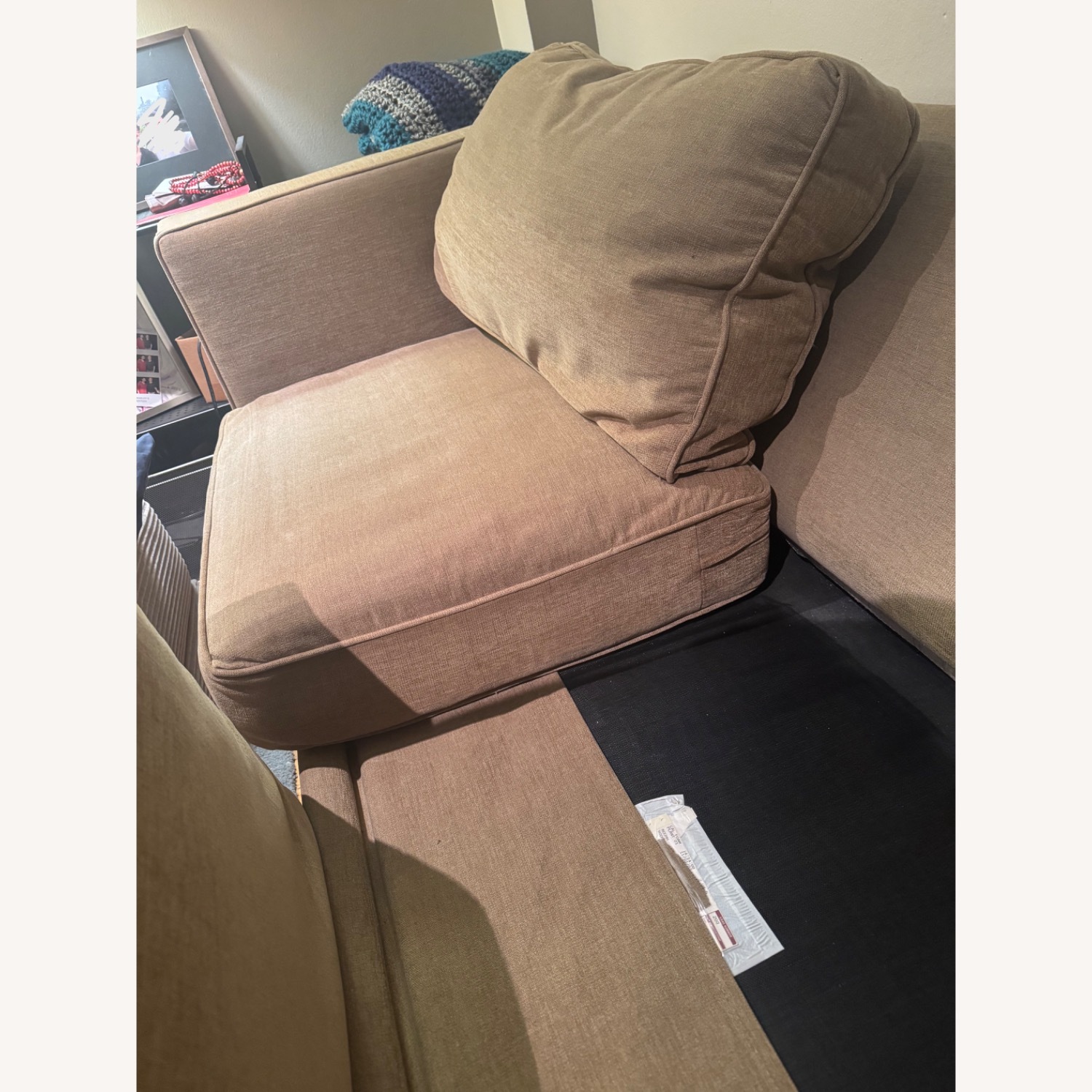 Room & Board Light Brown Fabric 73" Sleeper Sofa - image-3