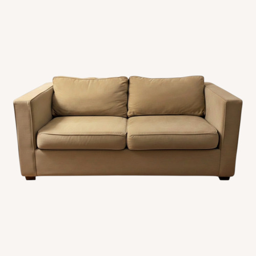 Used Room & Board Light Brown Fabric 73" Sleeper Sofa for sale on AptDeco