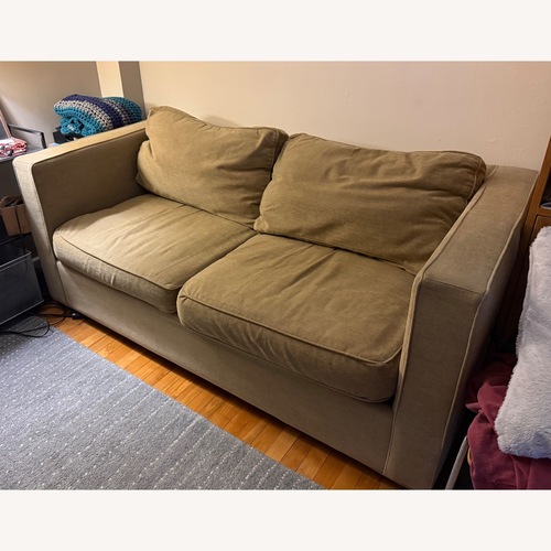 Used Room & Board Light Brown Fabric 73" Sleeper Sofa for sale on AptDeco