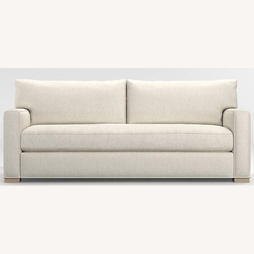Used Crate & Barrel Pearl Axis Bench Sofa for sale on AptDeco