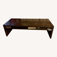 Room & Board Fairfax Dark Brown Wood Coffee Table