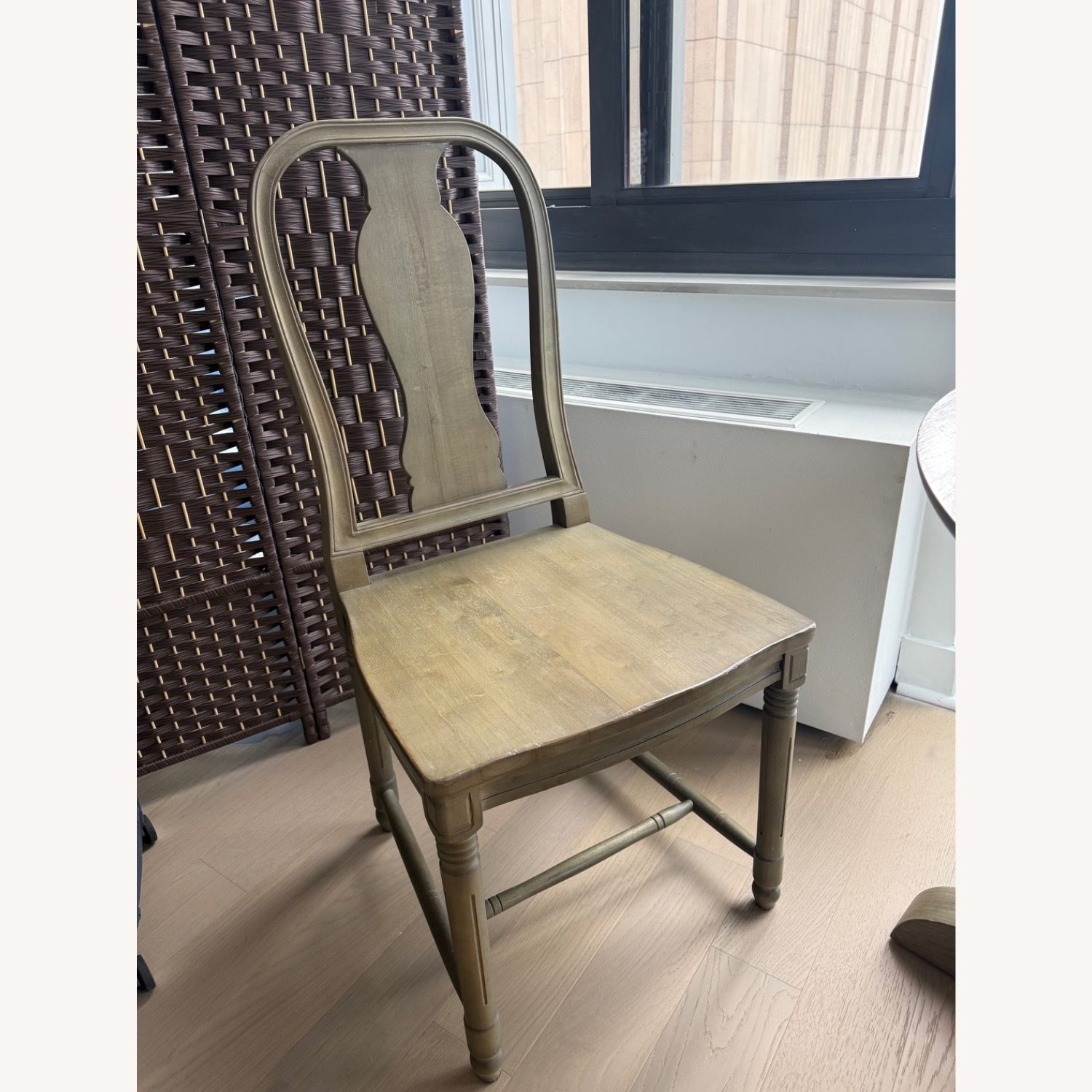 Pottery Barn Owen Extendable Table + Gray Chairs - image-6