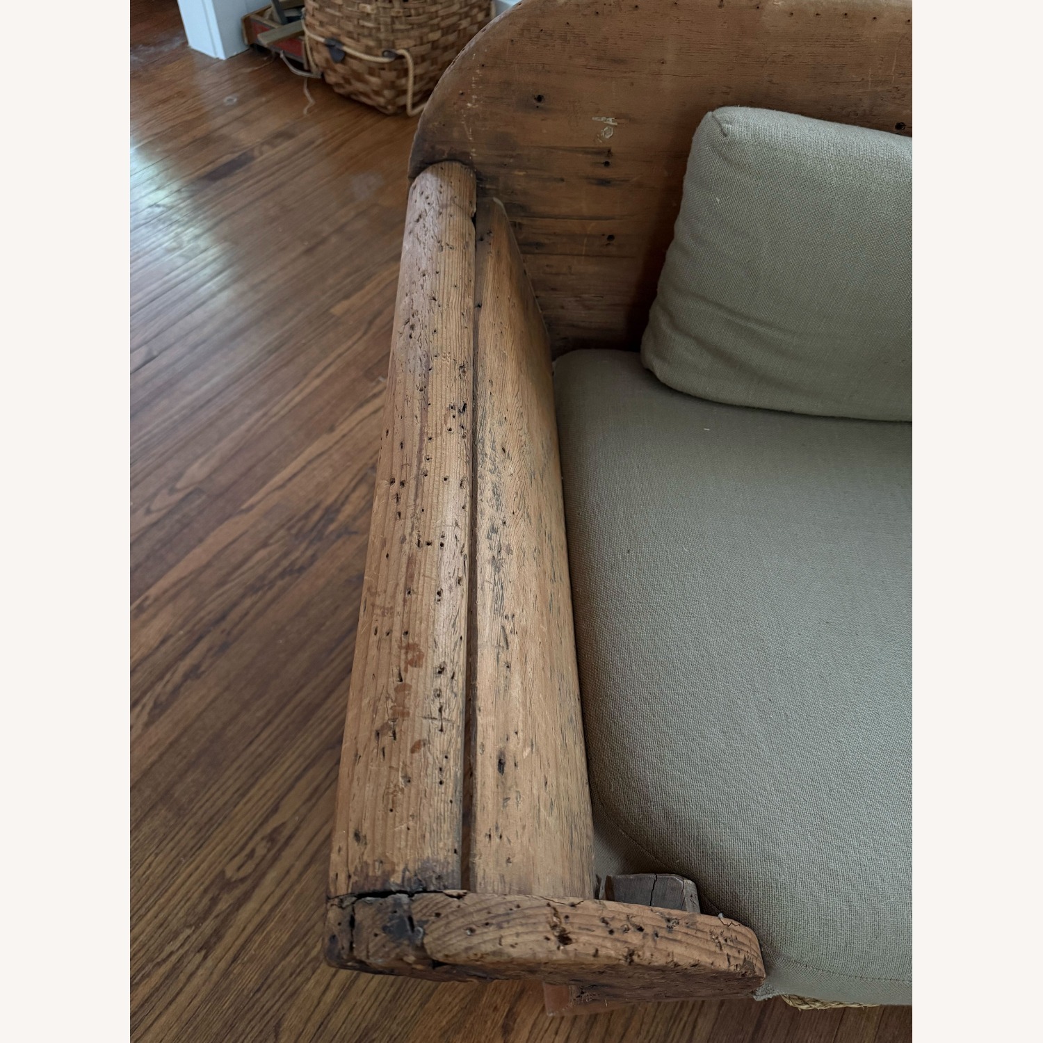 Rare Antique 19th-Century New England Rope Sofa - image-4