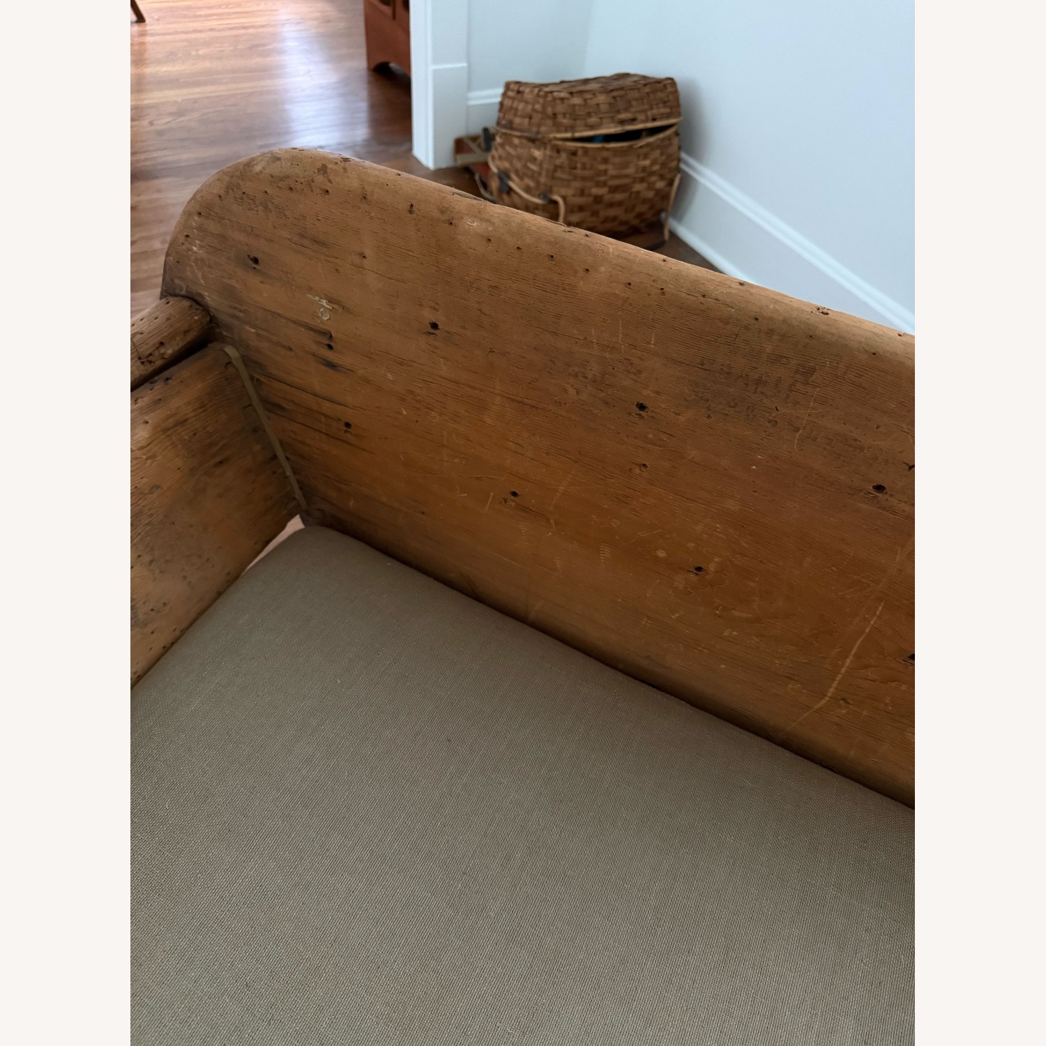 Rare Antique 19th-Century New England Rope Sofa - image-8
