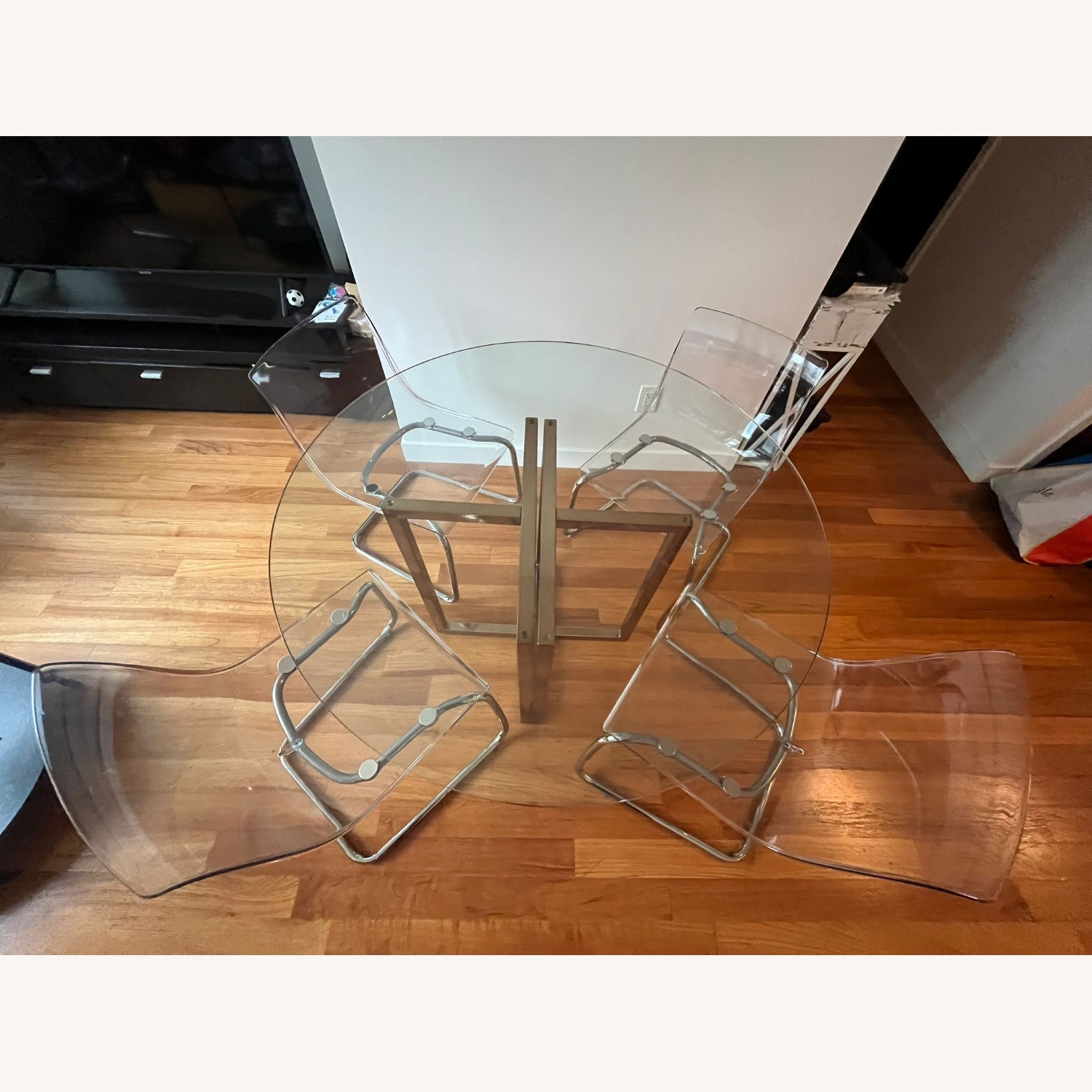 CB2 Transparent Dining Chairs - image-3