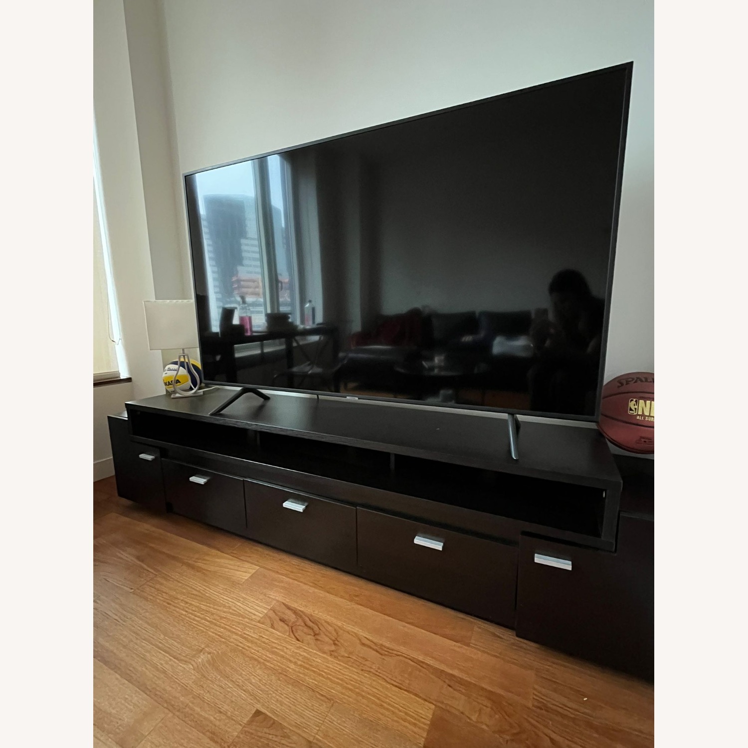 ioHOMES Coley Dark Brown Modern 3-Drawer TV Stand - image-4