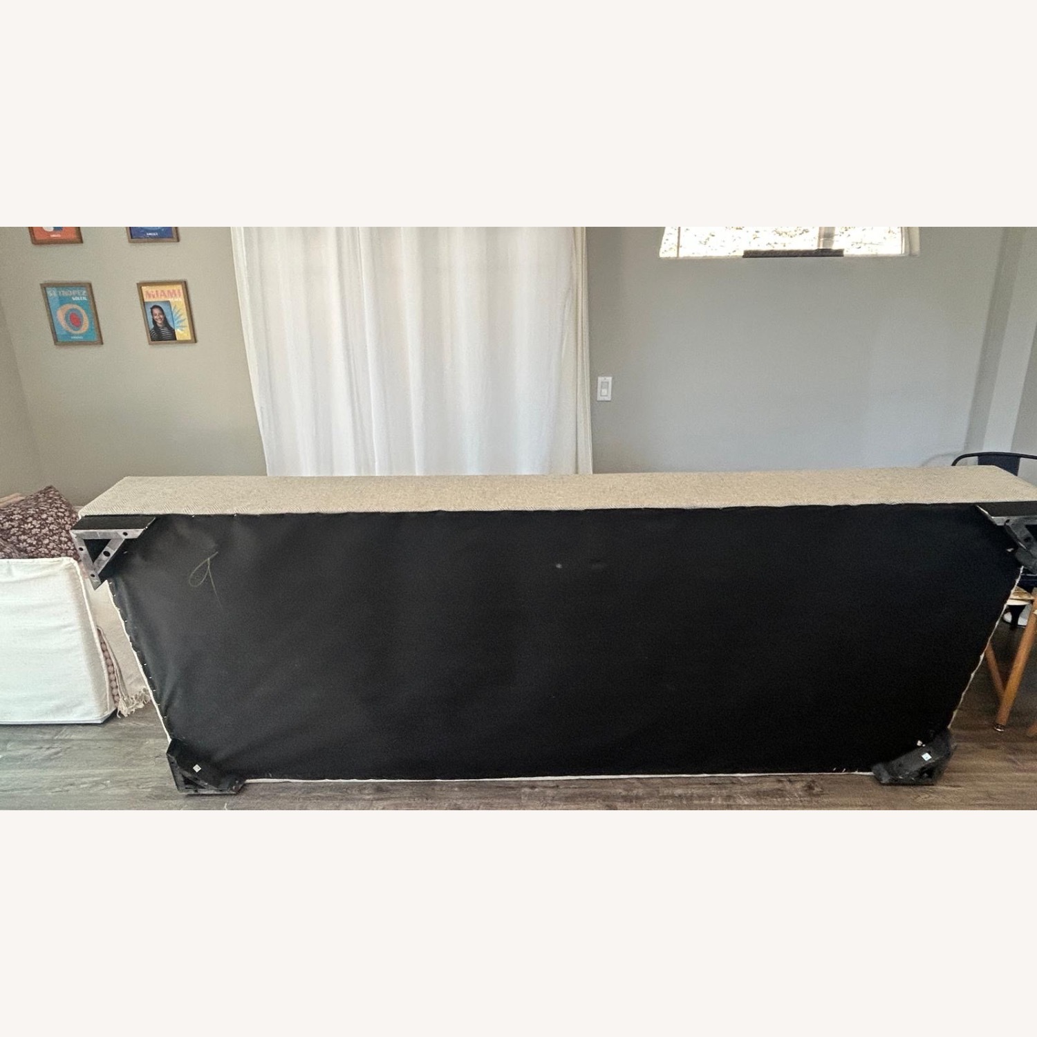 Light Gray Fabric 3+ Piece Sectional - image-5