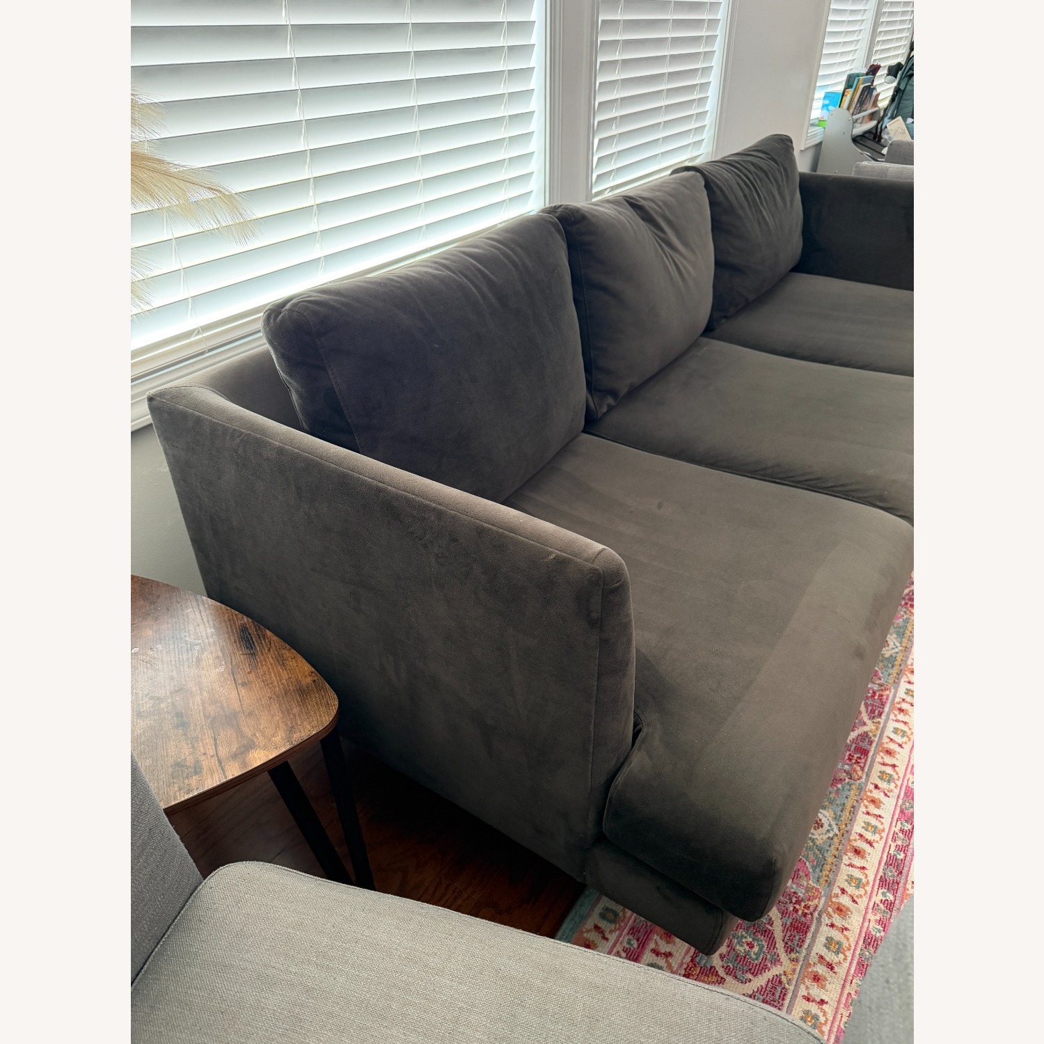 84" AllModern Upholstered Sofa (Rare color) - image-4