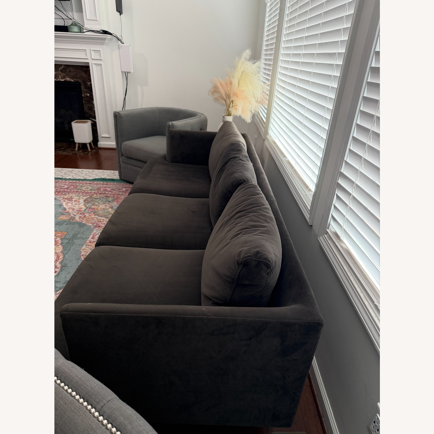 84" AllModern Upholstered Sofa (Rare color) - image-3