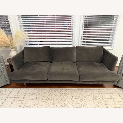 Used 84" AllModern Upholstered Sofa (Rare color) for sale on AptDeco