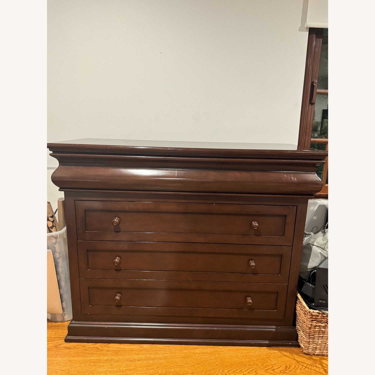 Vintage/Antique Postobello Dark Brown Dresser - image-4