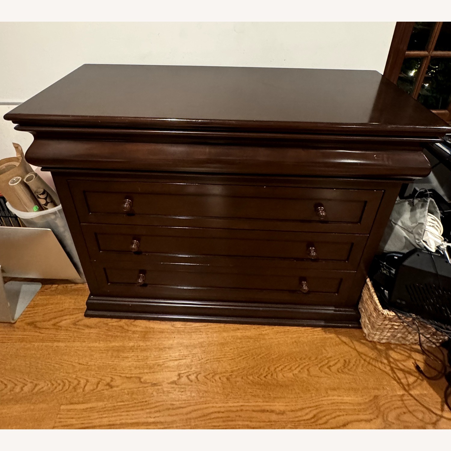 Vintage/Antique Postobello Dark Brown Dresser - image-3
