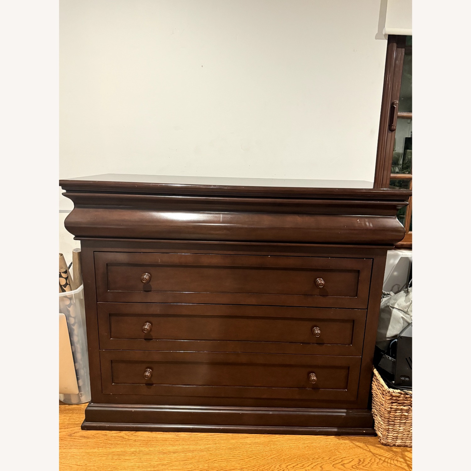 Vintage/Antique Postobello Dark Brown Dresser - image-6
