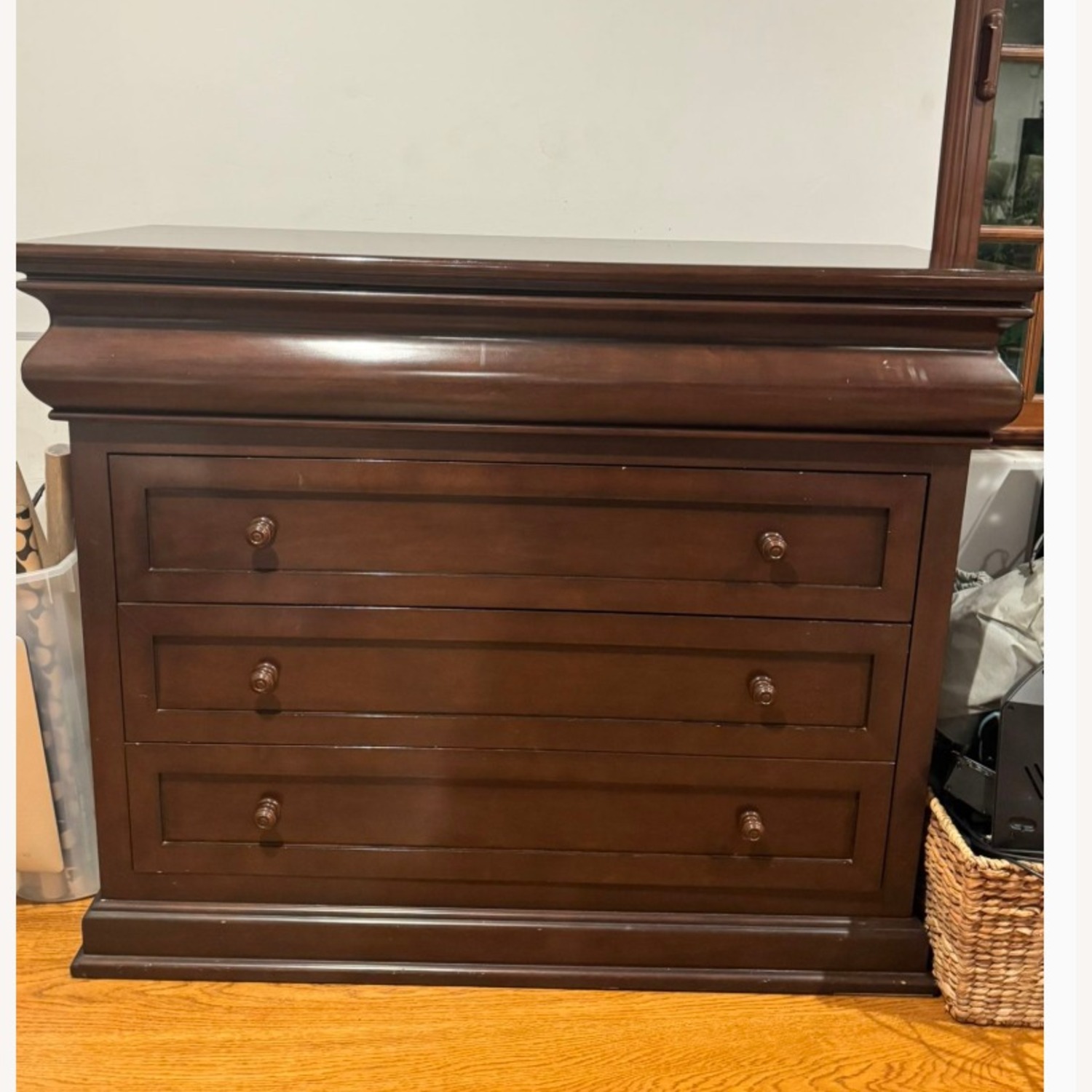 Vintage/Antique Postobello Dark Brown Dresser - image-1