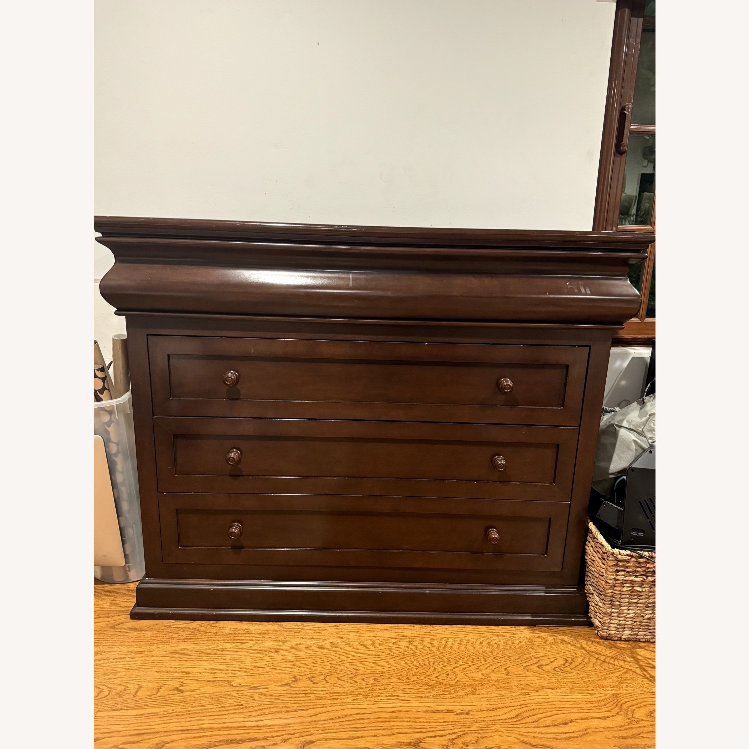 Vintage/Antique Postobello Dark Brown Dresser - image-2