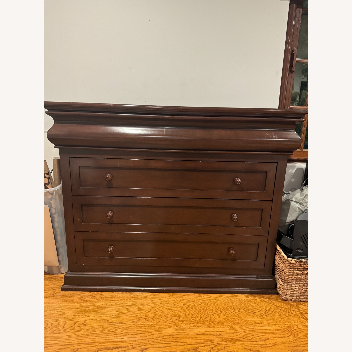 Vintage/Antique Postobello Dark Brown Dresser - image-5