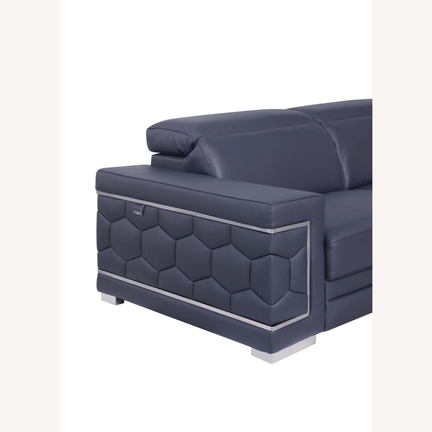 Favo Italian Leather Match Sectional - image-3