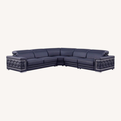 Used Favo Italian Leather Match Sectional for sale on AptDeco