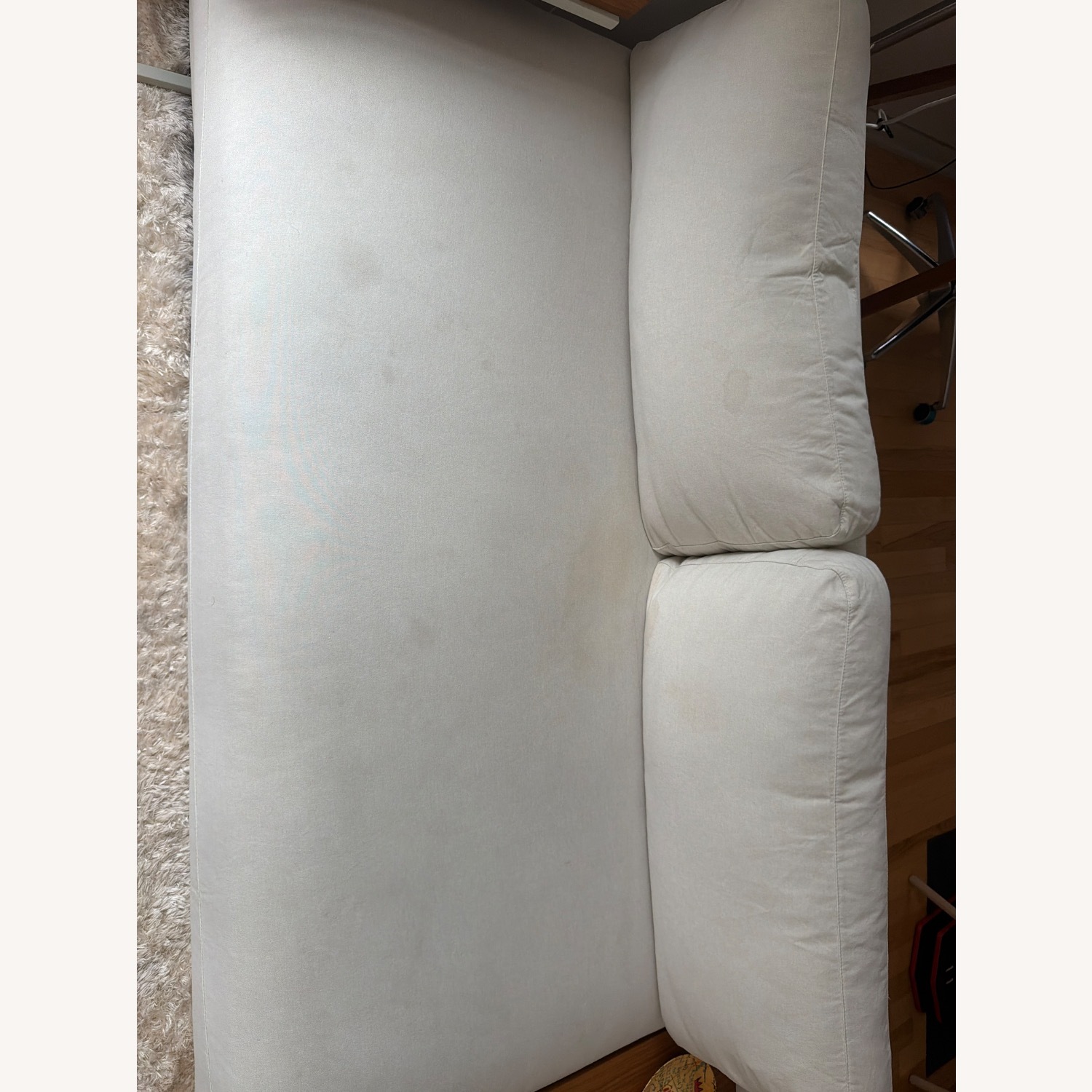 Rove Concepts Dresden White Fabric 3+ Piece Sectional - image-5
