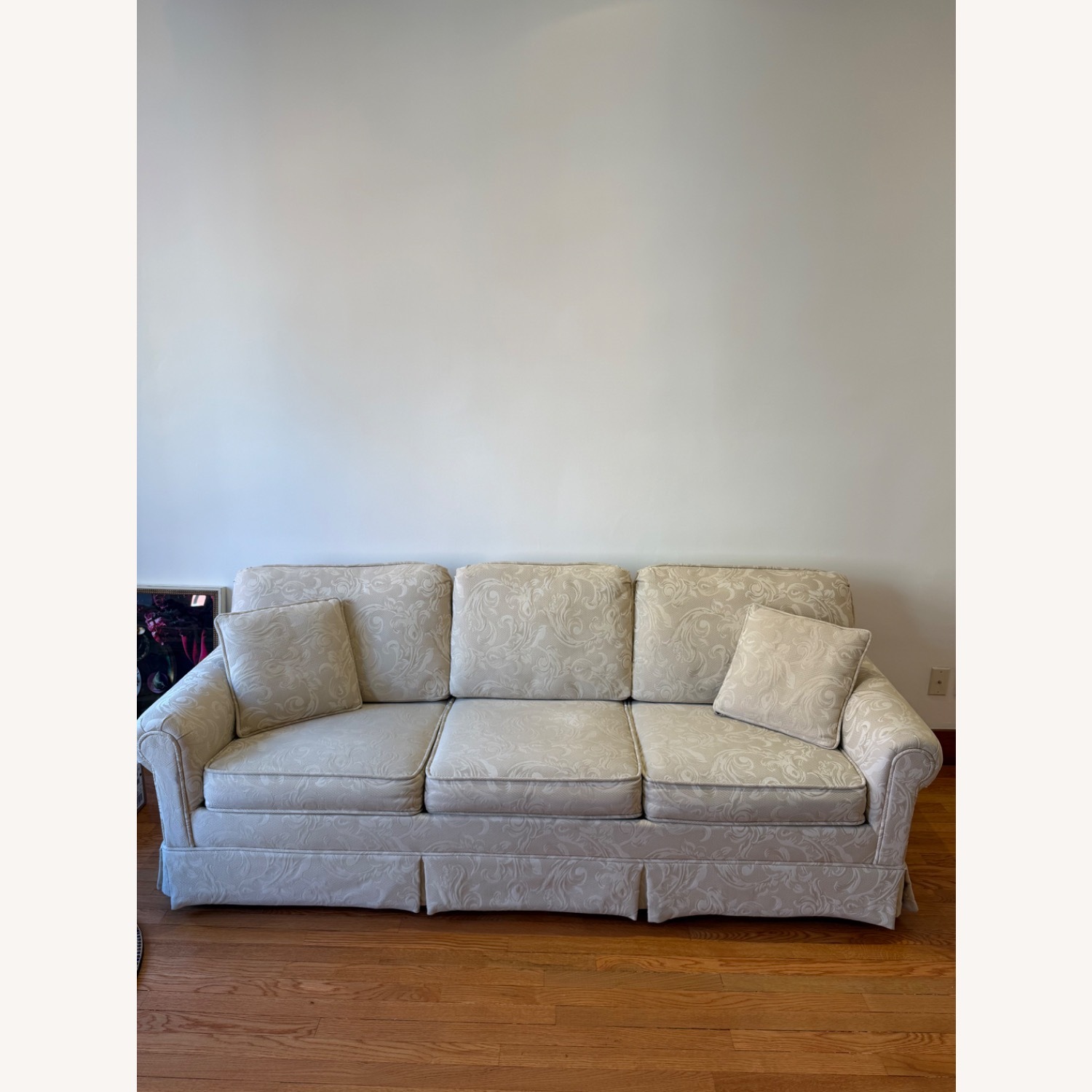  Castro Convertible Queen Sleeper Sofa Cream - image-2