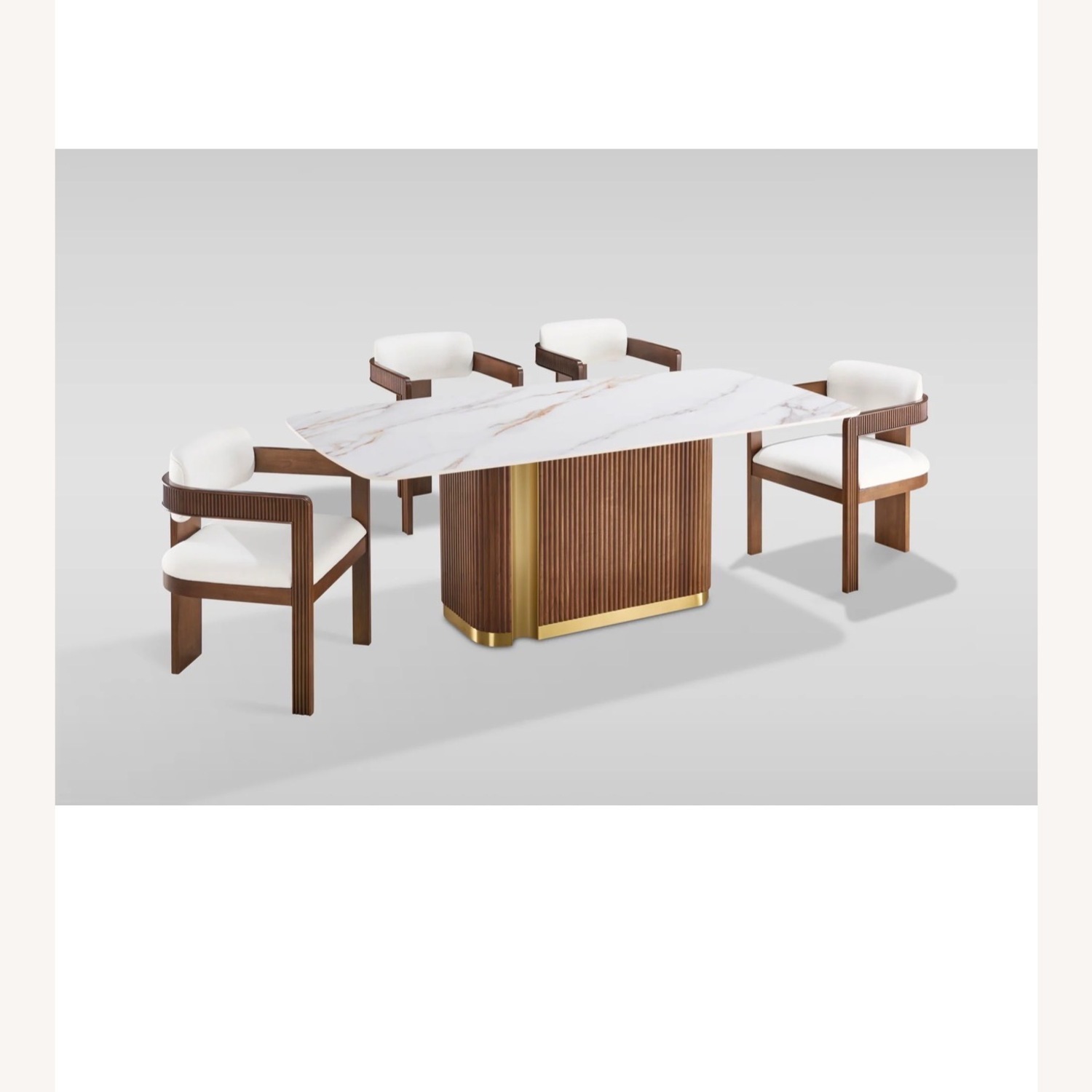 Valente Sintered Stone 5Pc Dining Set - image-1