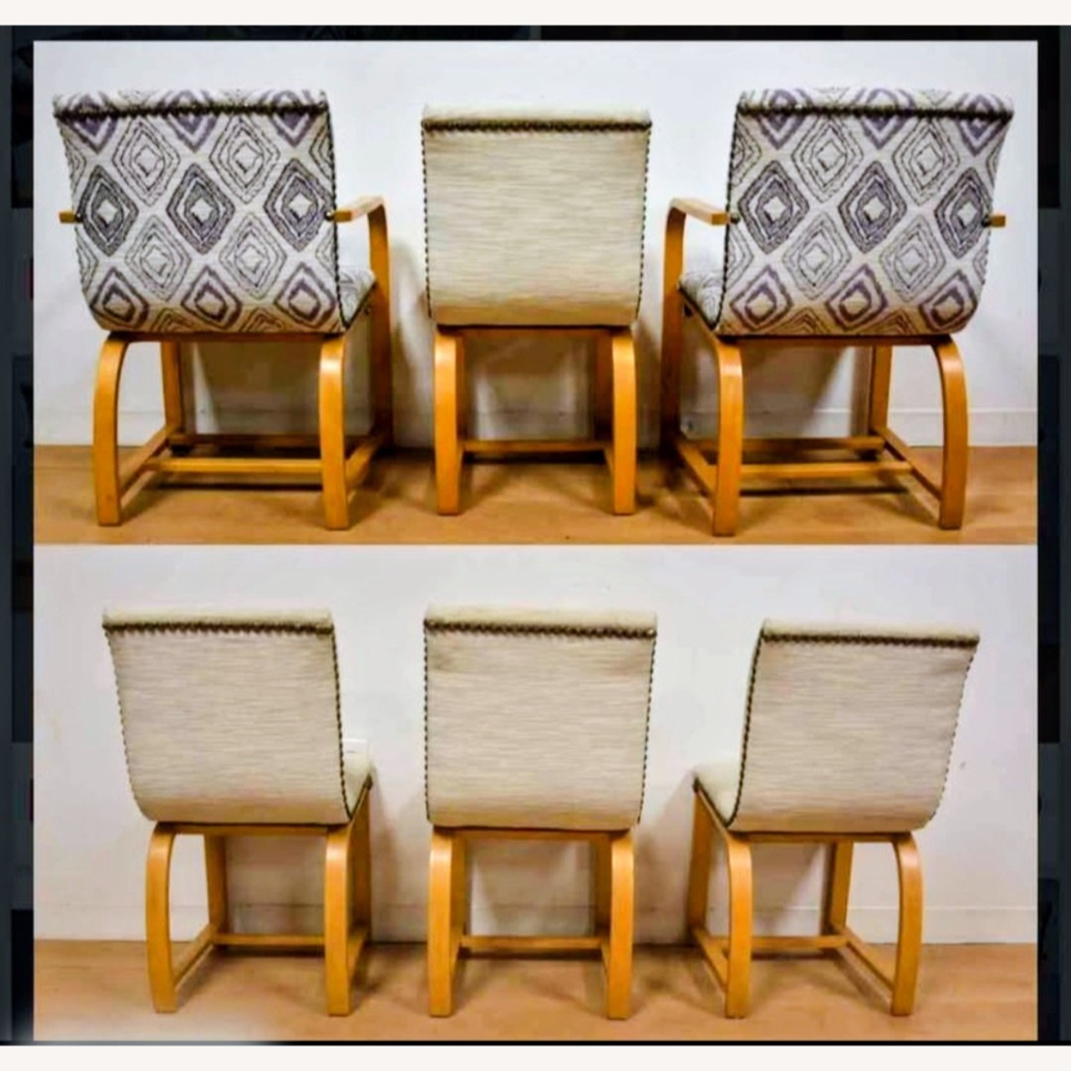 Vintage 1940s Modernist Dining Chairs – Set of 6 - image-2