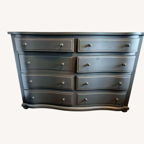 Used Bassett Hgtv Home Dark Gray Wood Dresser for sale on AptDeco