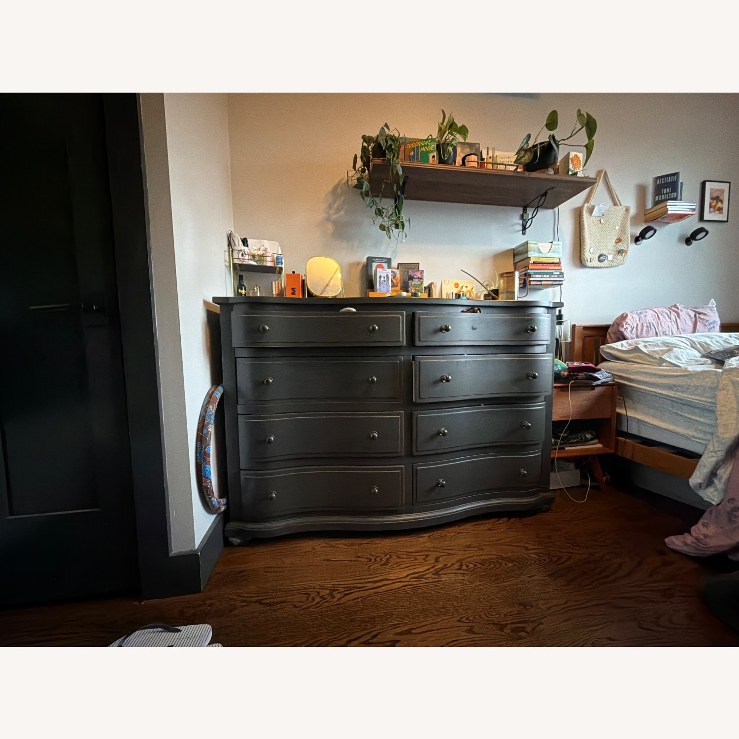 Bassett Hgtv Home Dark Gray Wood Dresser - image-2
