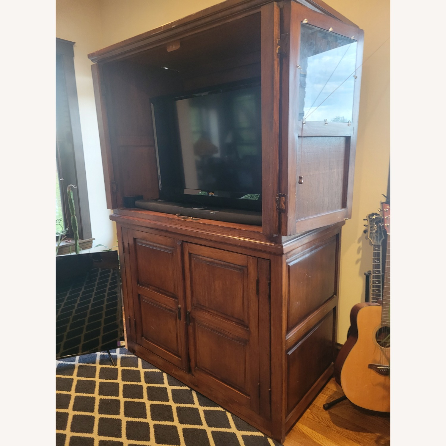Taylor Made Custom Natural Wood Armoire - image-3