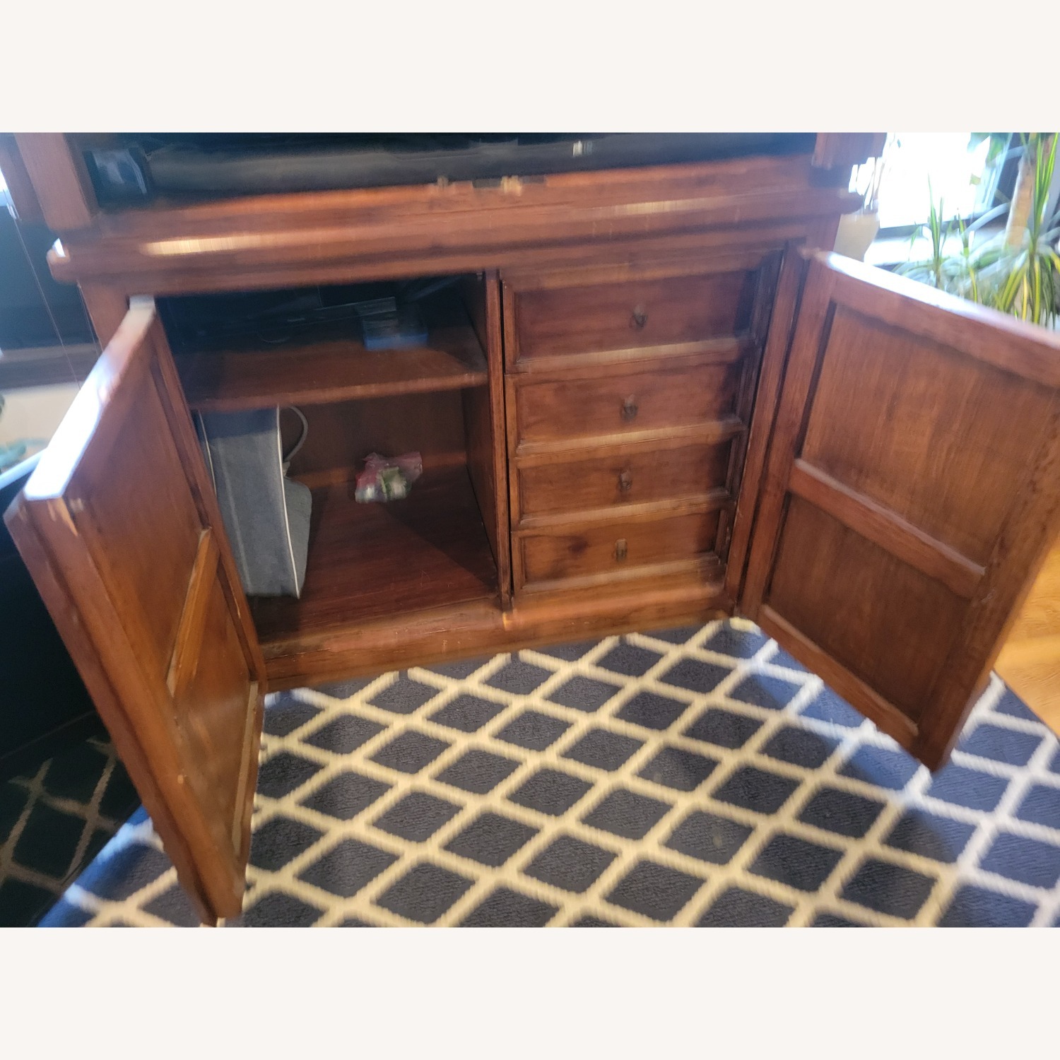 Taylor Made Custom Natural Wood Armoire - image-2