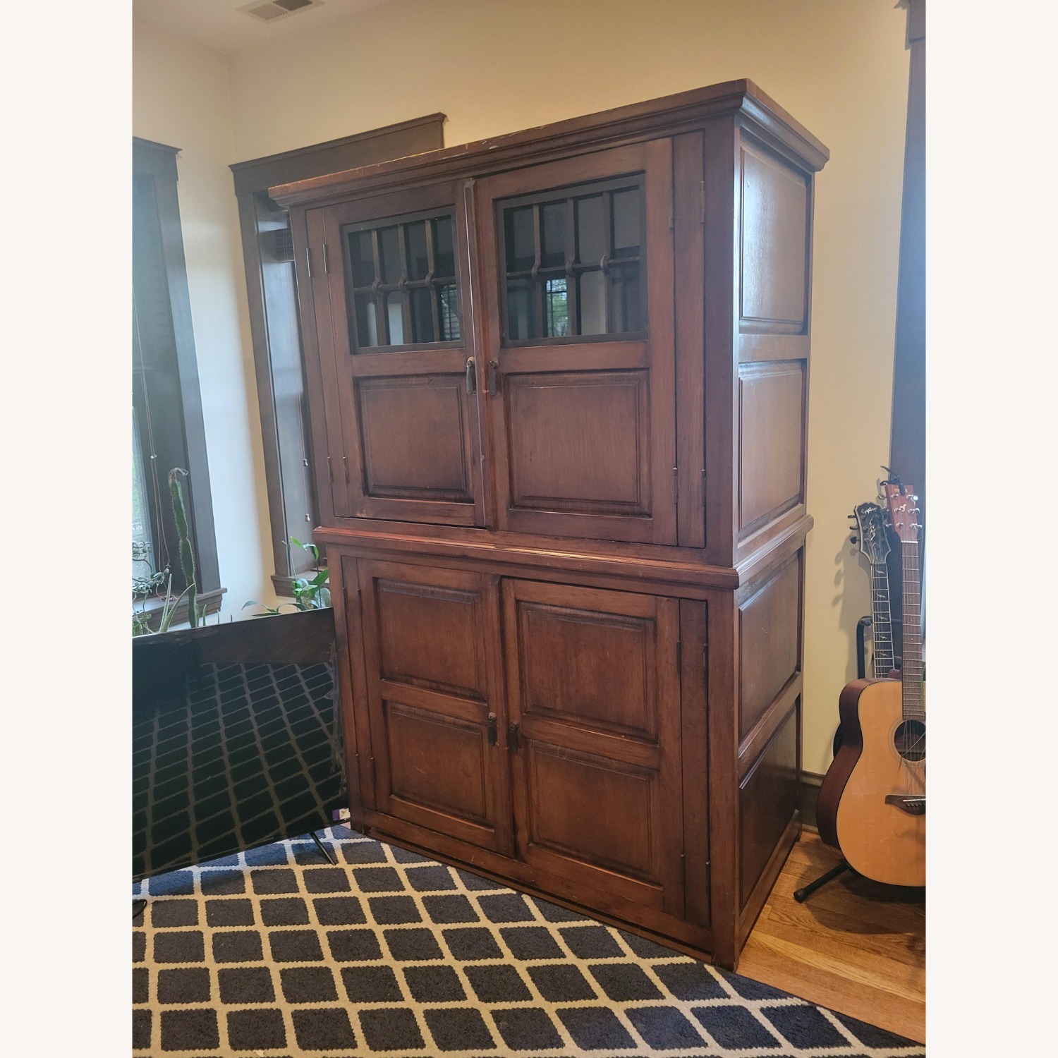 Taylor Made Custom Natural Wood Armoire - image-1