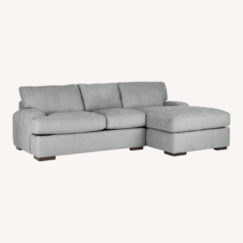 Used City Furniture Alpha Light Gray 3+ Piece Sectional for sale on AptDeco