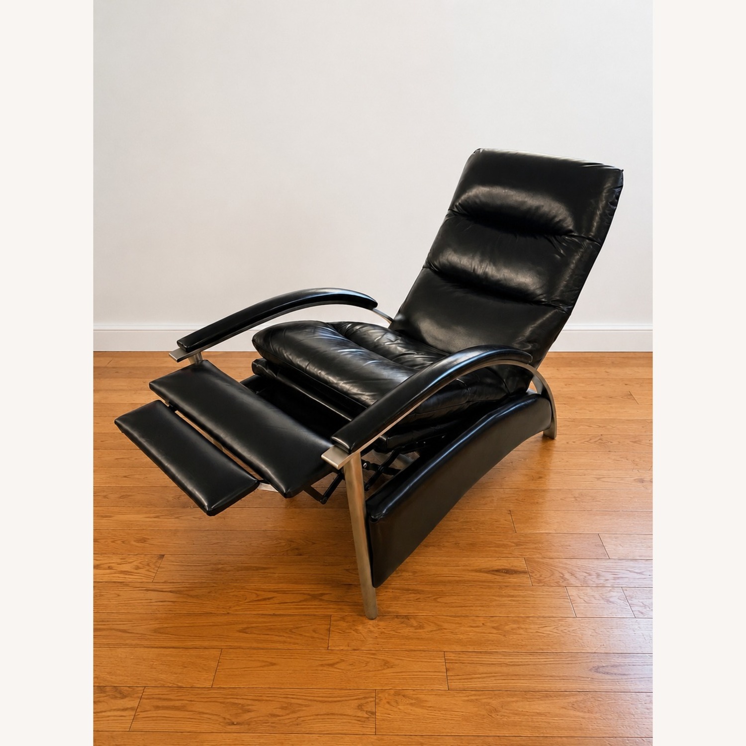 Ethan Allen Modern Leather Recliner Chair - image-4