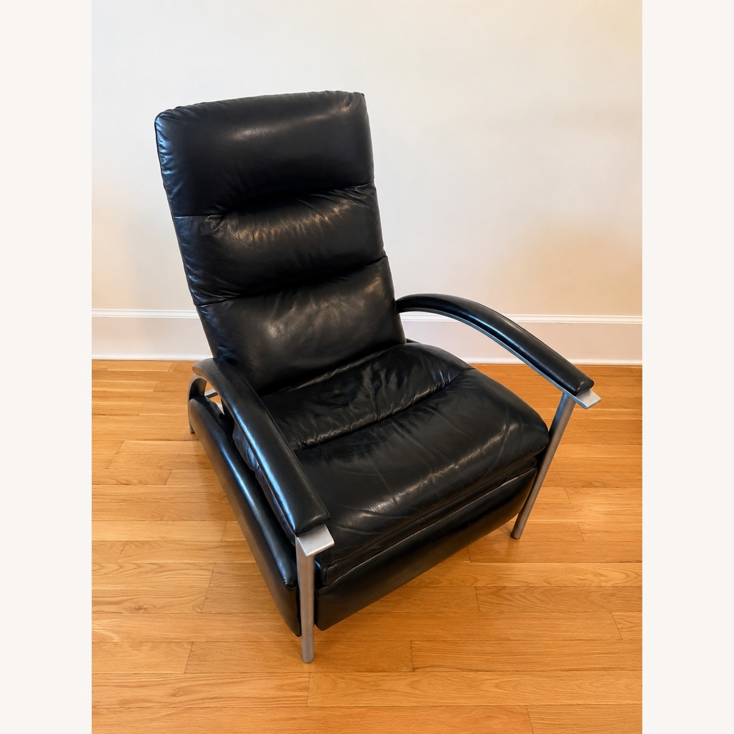 Ethan Allen Modern Leather Recliner Chair - image-2