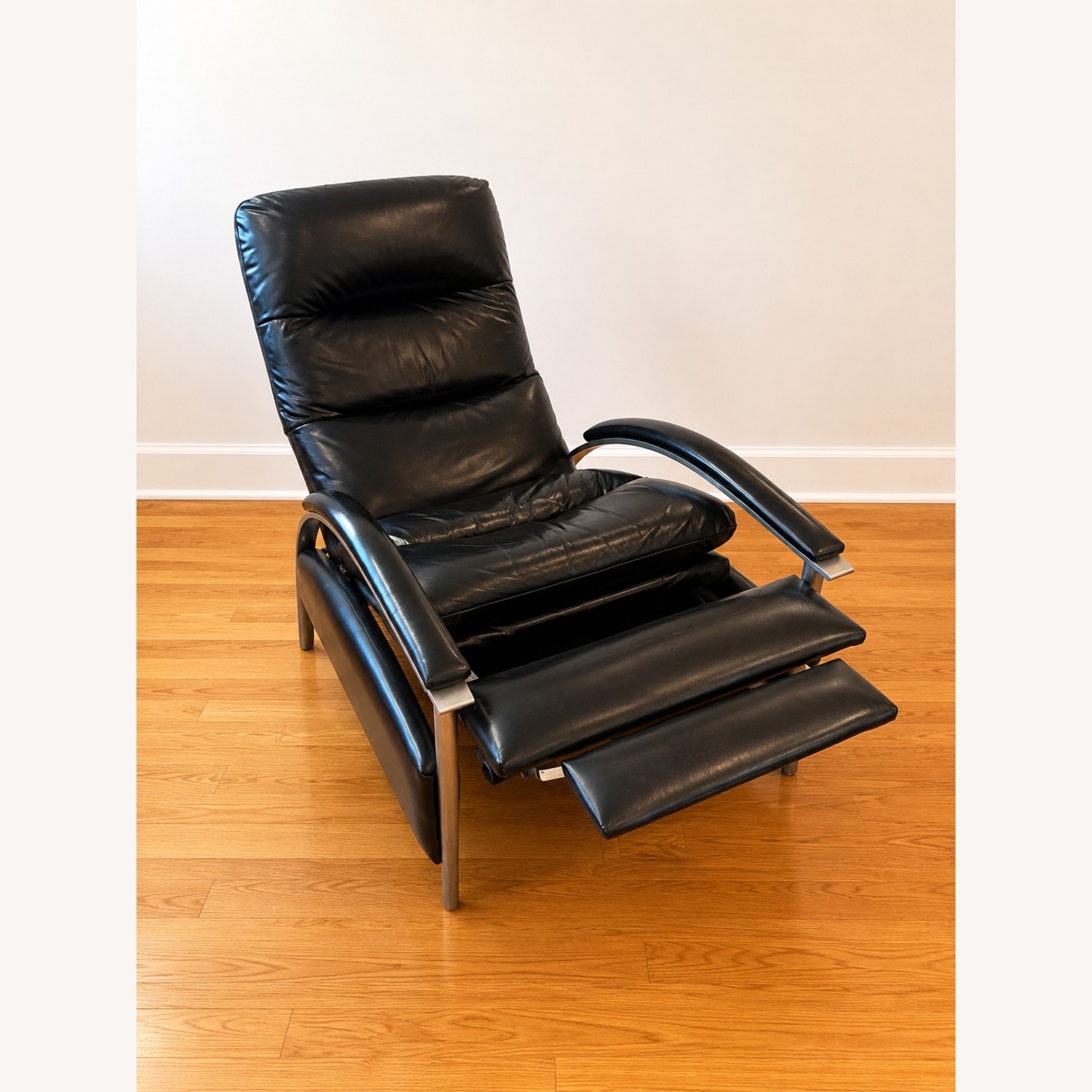 Ethan Allen Modern Leather Recliner Chair - image-3