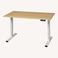 FlexiSpot Light Brown Desk