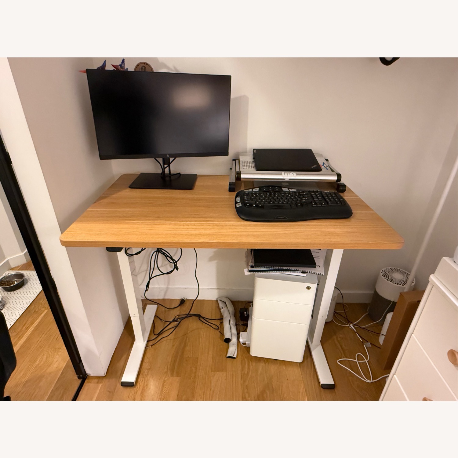FlexiSpot Light Brown Desk - image-1