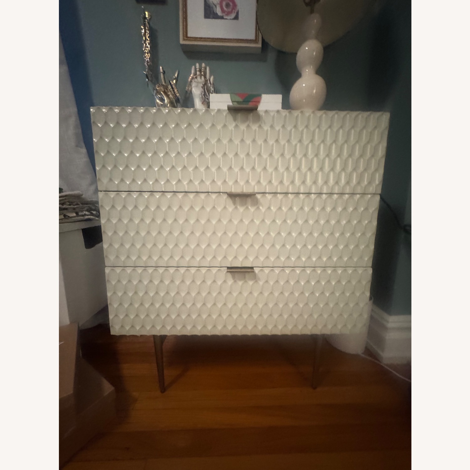 West Elm Audrey 3 Drawer Dresser in Parchment  - image-2