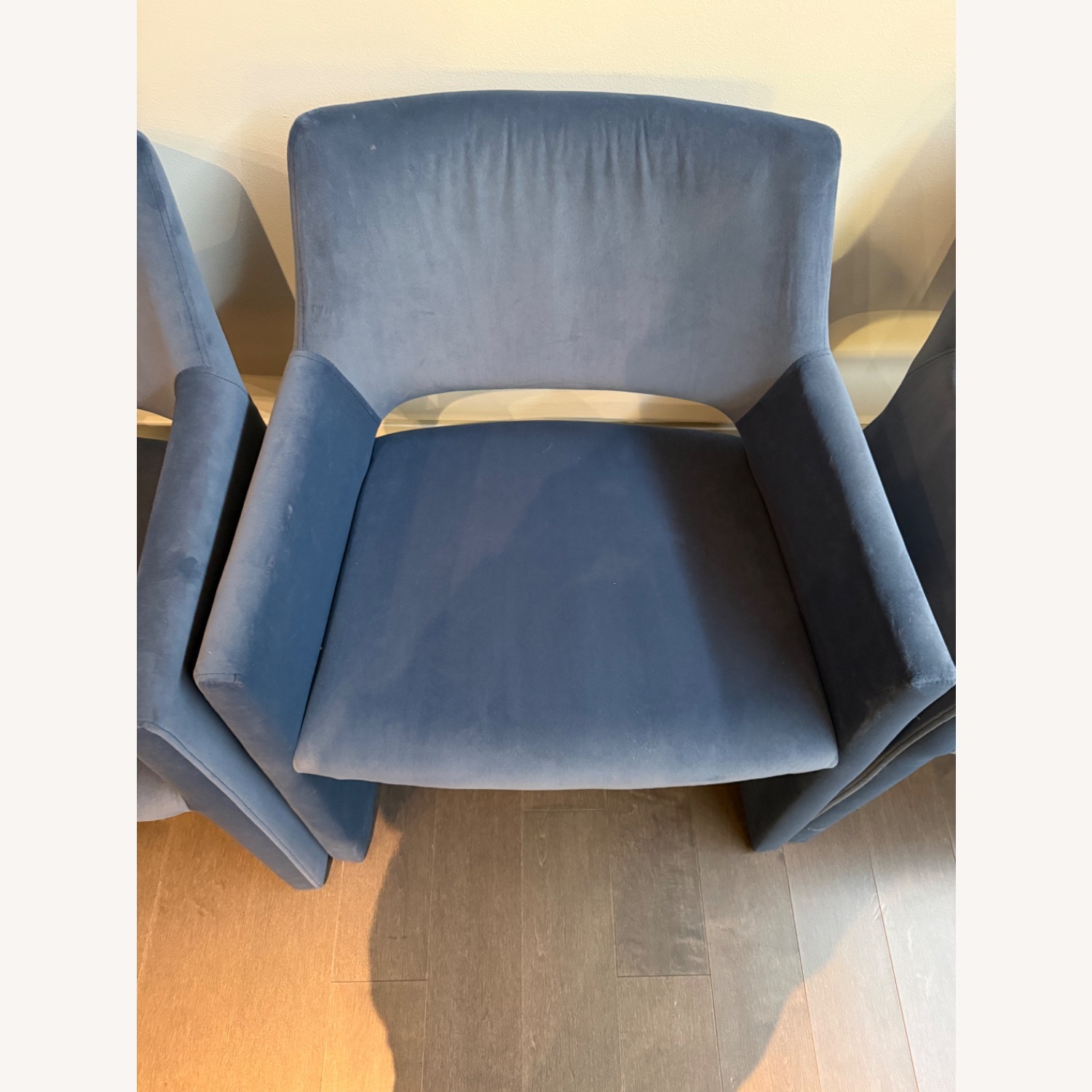 CB2 Foley Navy Dining Armchair - image-4
