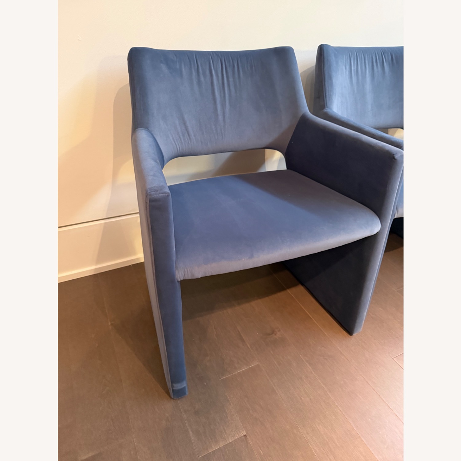 CB2 Foley Navy Dining Armchair - image-3